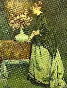 Alfred Stevens autumn flowers oil painting